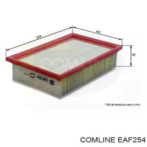 EAF254 Comline воздушный фильтр