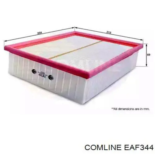 EAF344 Comline filtro de ar