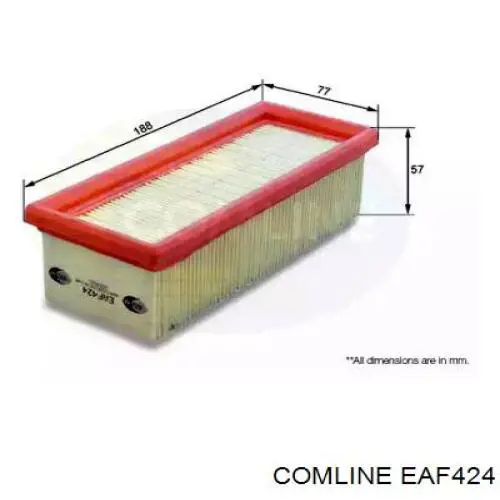 Воздушный фильтр EAF424 Comline