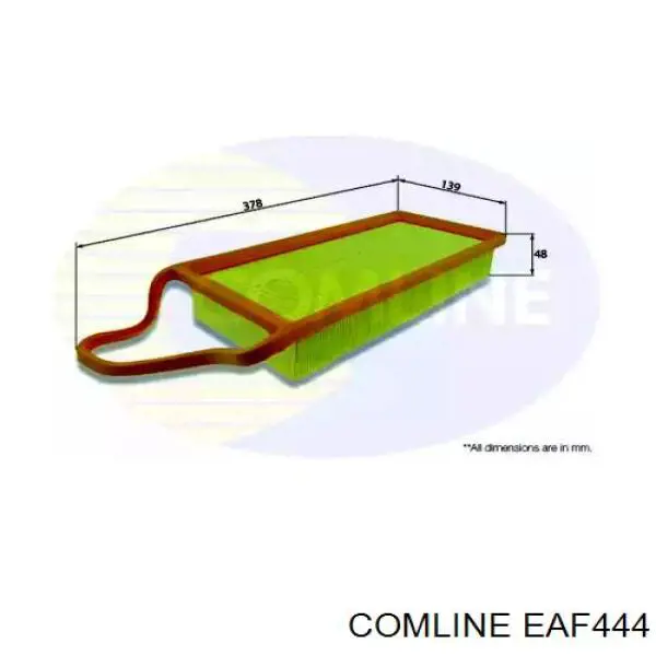 EAF444 Comline filtro de ar