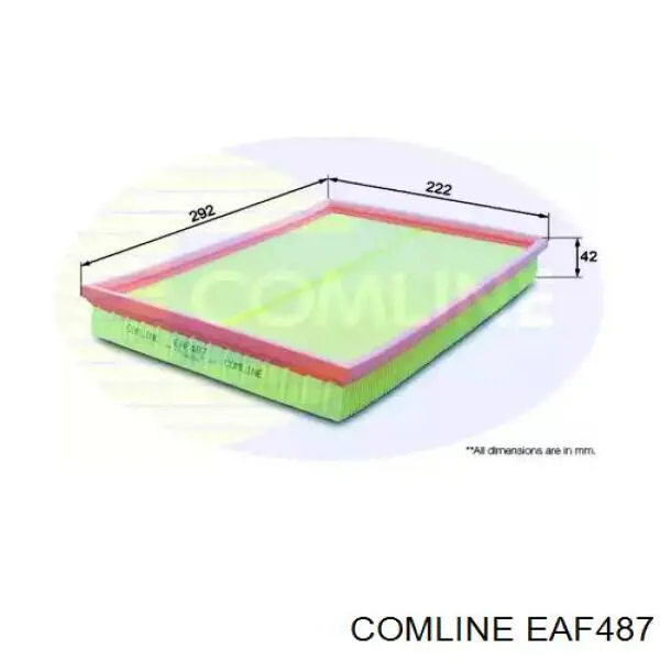 Воздушный фильтр EAF487 Comline