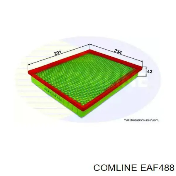 EAF488 Comline filtro de ar