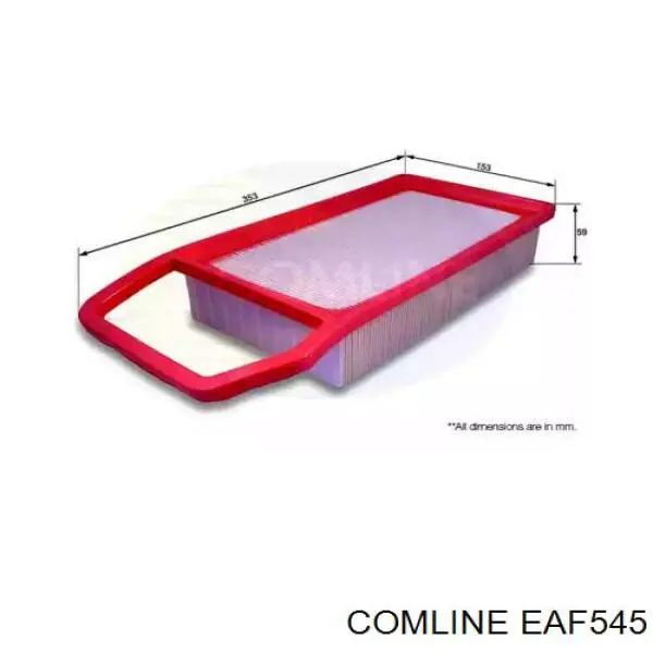 EAF545 Comline воздушный фильтр