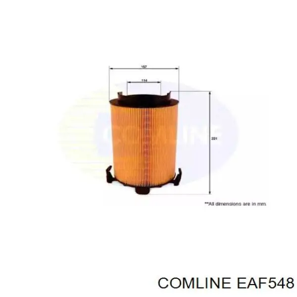 EAF548 Comline воздушный фильтр