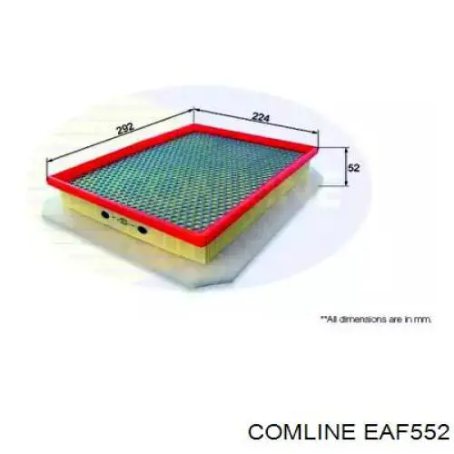 EAF552 Comline воздушный фильтр