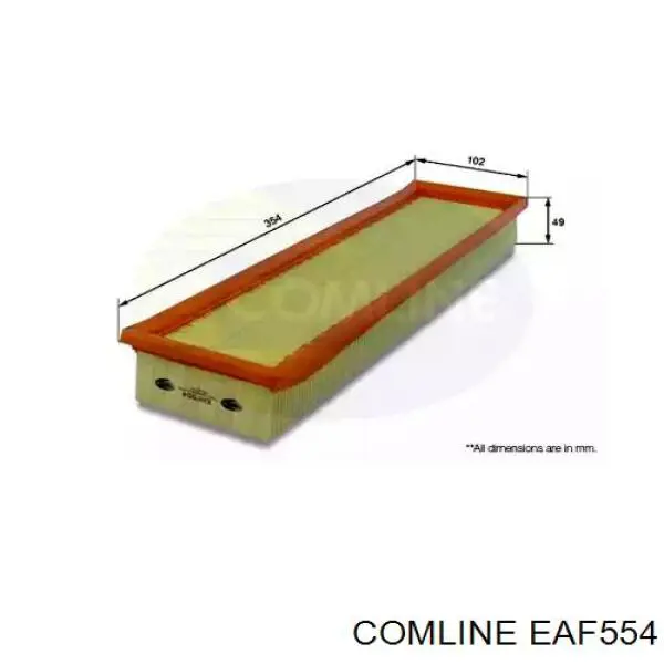 Воздушный фильтр EAF554 Comline