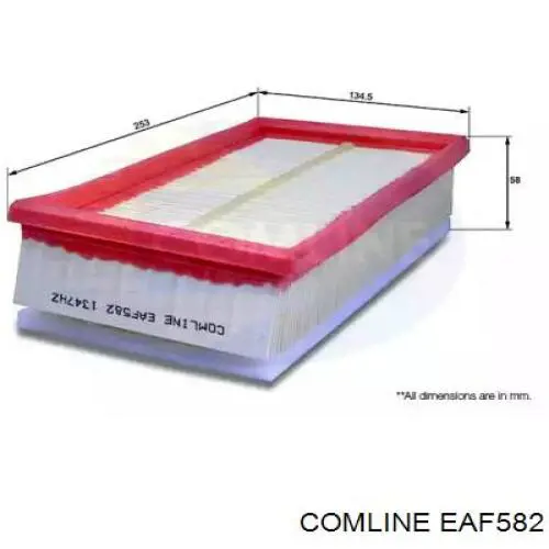 Воздушный фильтр EAF582 Comline