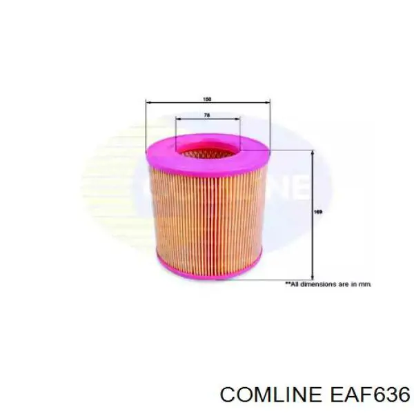 EAF636 Comline воздушный фильтр