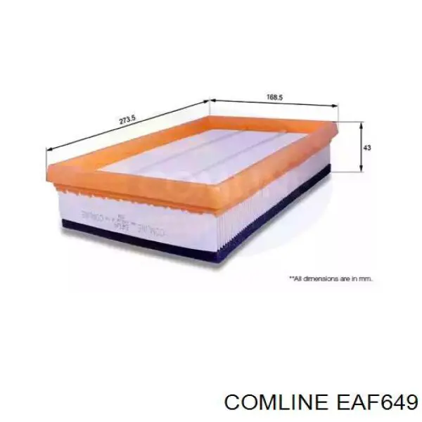 EAF649 Comline воздушный фильтр