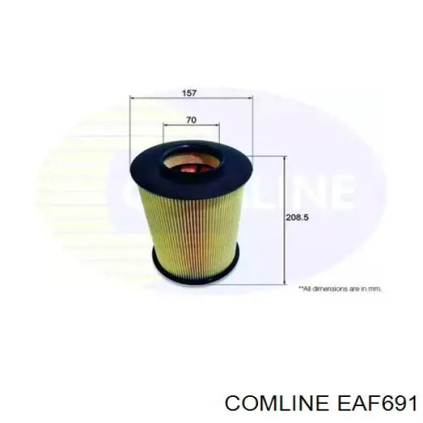 Фильтр воздушный Comline EAF691