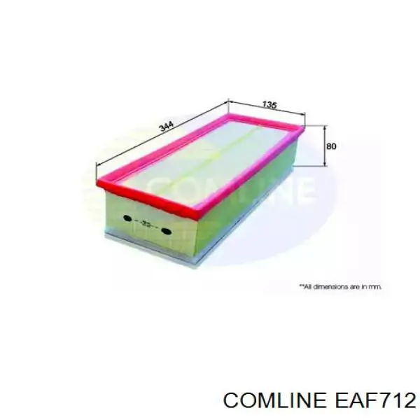 Воздушный фильтр EAF712 Comline