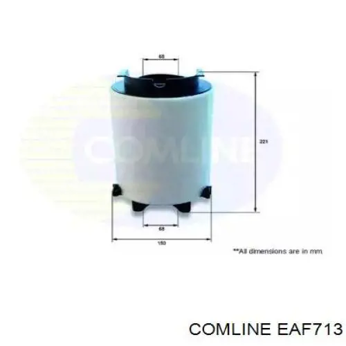 EAF713 Comline воздушный фильтр