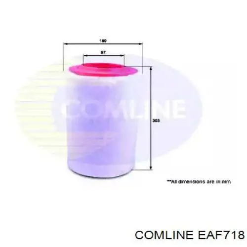 Воздушный фильтр EAF718 Comline