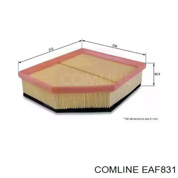 Воздушный фильтр EAF831 Comline