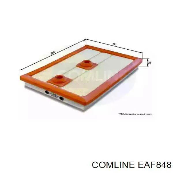 EAF848 Comline воздушный фильтр