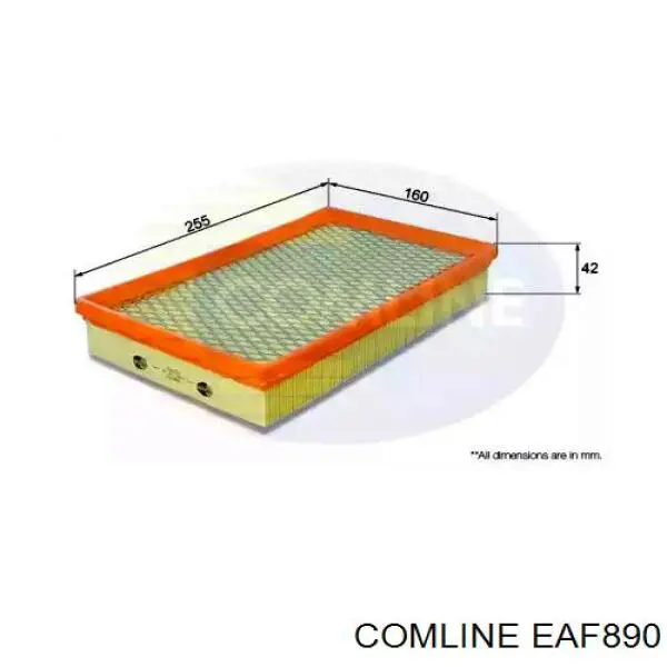 Воздушный фильтр EAF890 Comline