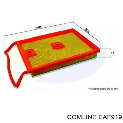 EAF919 Comline filtro de ar