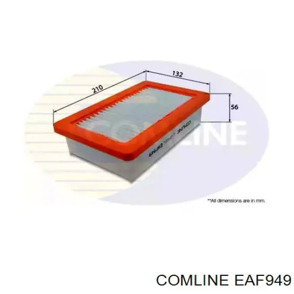 EAF949 Comline filtro de ar