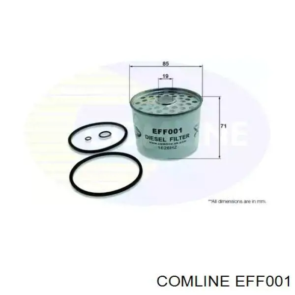 EFF001 Comline топливный фильтр