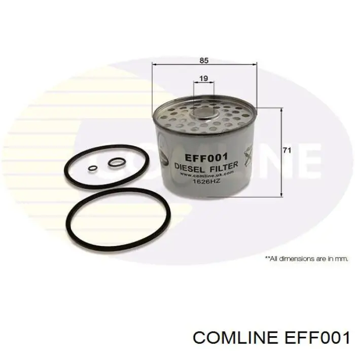 Filtro combustible EFF001 Comline