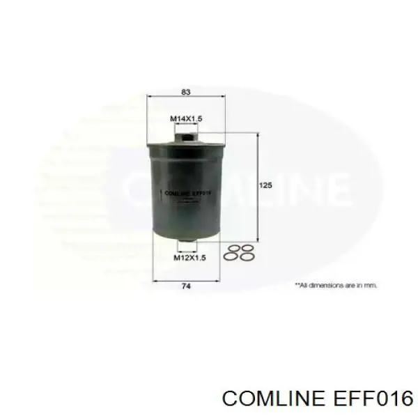 EFF016 Comline топливный фильтр