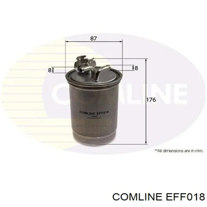EFF018 Comline filtro de combustível