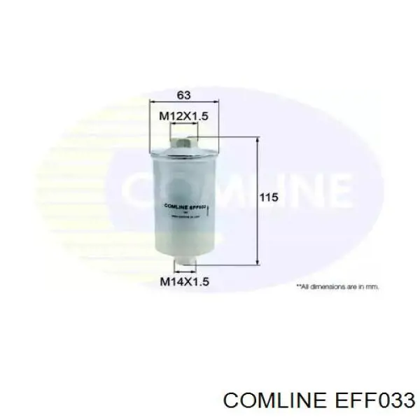 Топливный фильтр EFF033 Comline