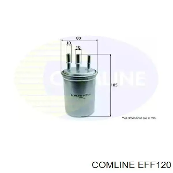 Фильтр тонкой очистки топлива Comline EFF120 цена, от 10.34 USD