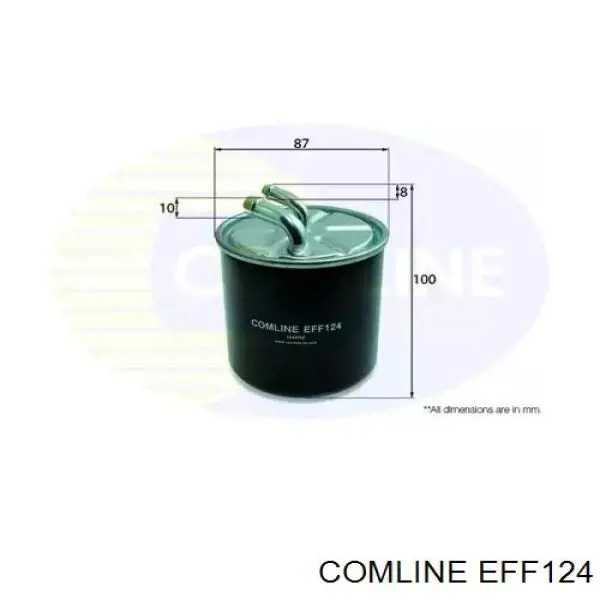 Filtro combustible EFF124 Comline