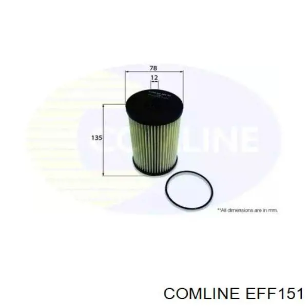 EFF151 Comline топливный фильтр
