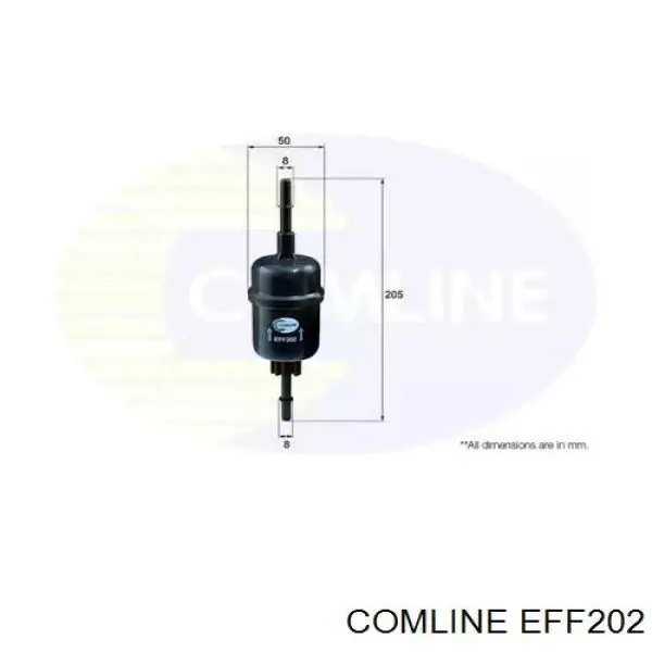 EFF202 Comline filtro de combustível