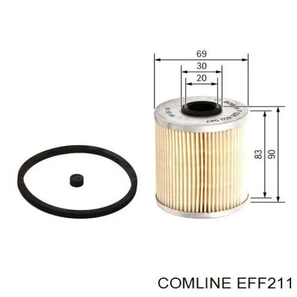 Купить EFF211 Comline Фильтр-отстойник топлива грубой очистки