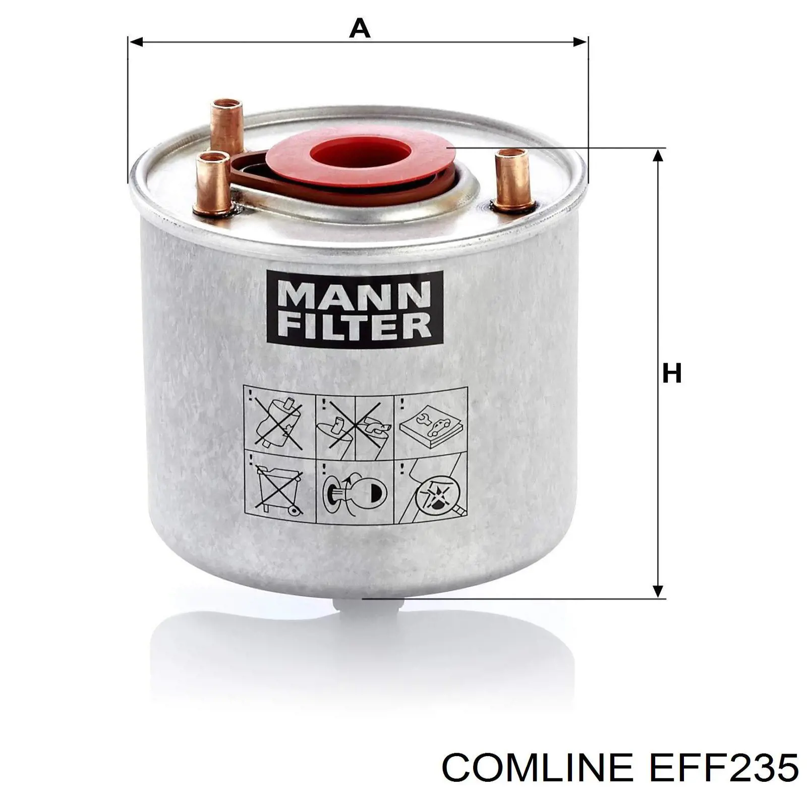 Фильтр тонкой очистки топлива Comline EFF235 цена, от 20.48 USD