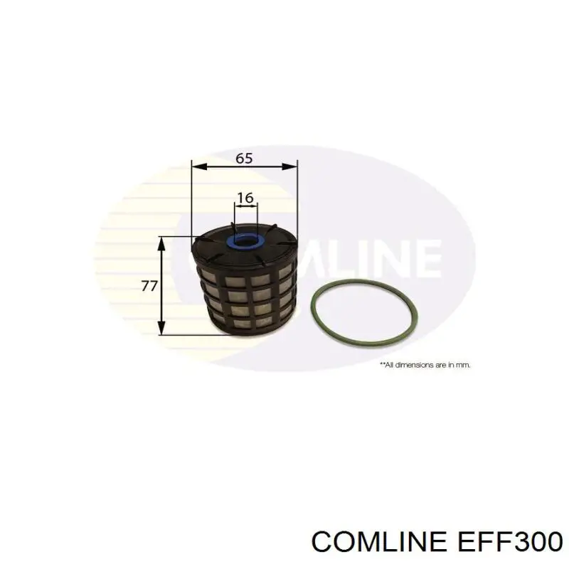 EFF300 Comline filtro de combustível