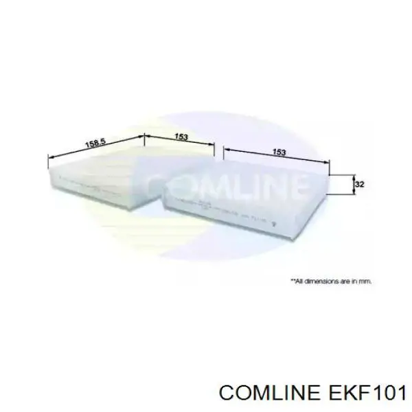 EKF101 Comline фильтр салона