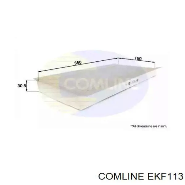 EKF113 Comline filtro de salão