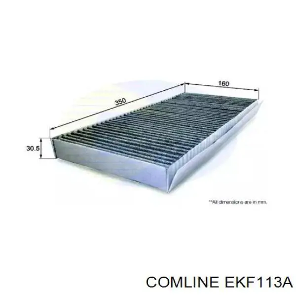 EKF113A Comline фильтр салона
