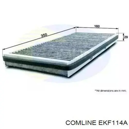 Фильтр салона EKF114A Comline