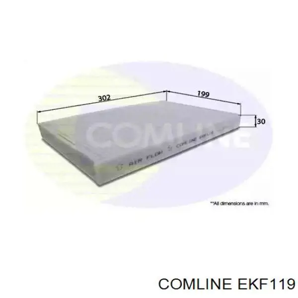 EKF119 Comline filtro de salão