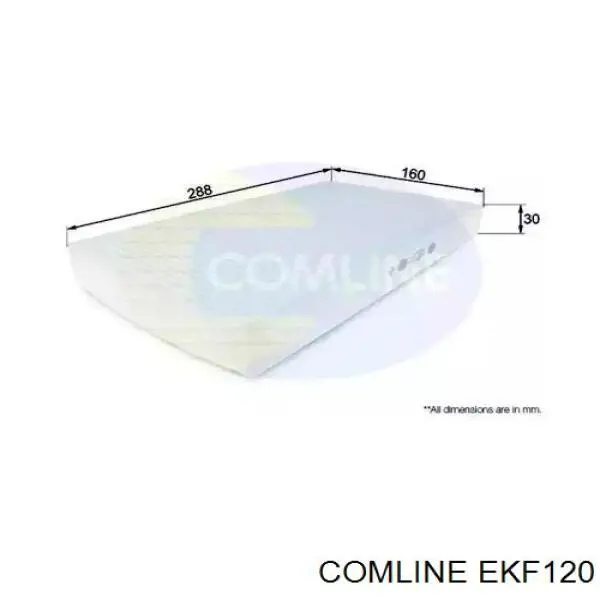 EKF120 Comline фильтр салона