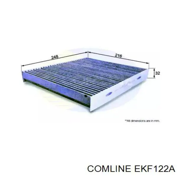 EKF122A Comline filtro de salão