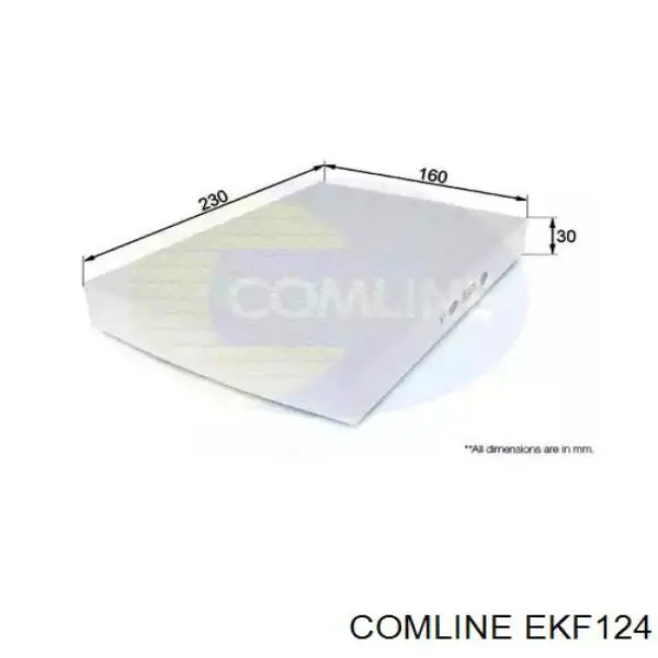 Фильтр салона EKF124 Comline