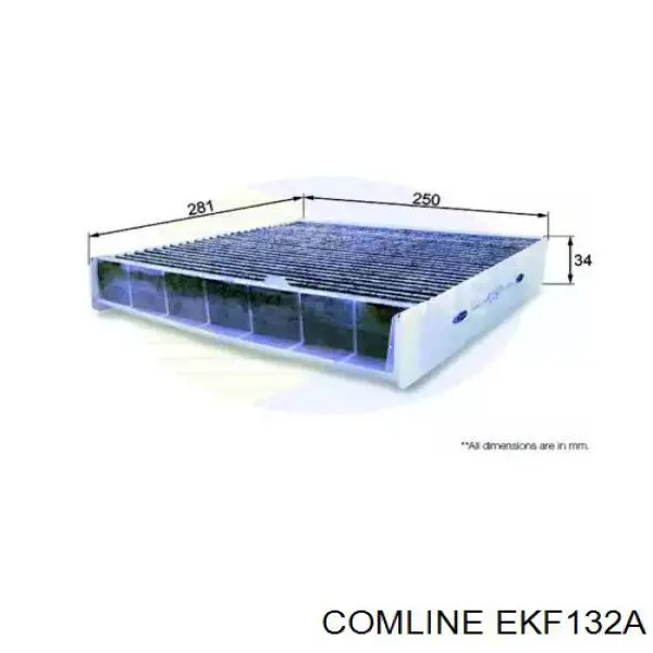 Фильтр салона EKF132A Comline