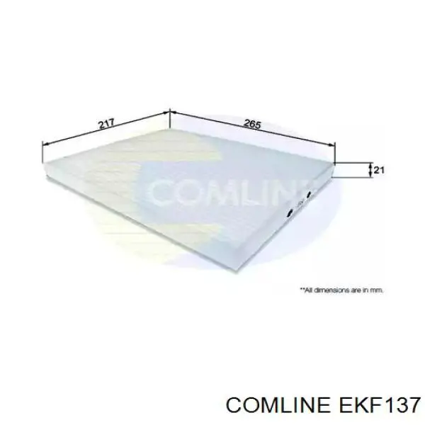 Фильтр салона EKF137 Comline