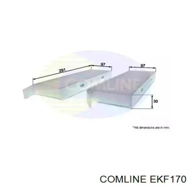 Фильтр салона COMLINE EKF170