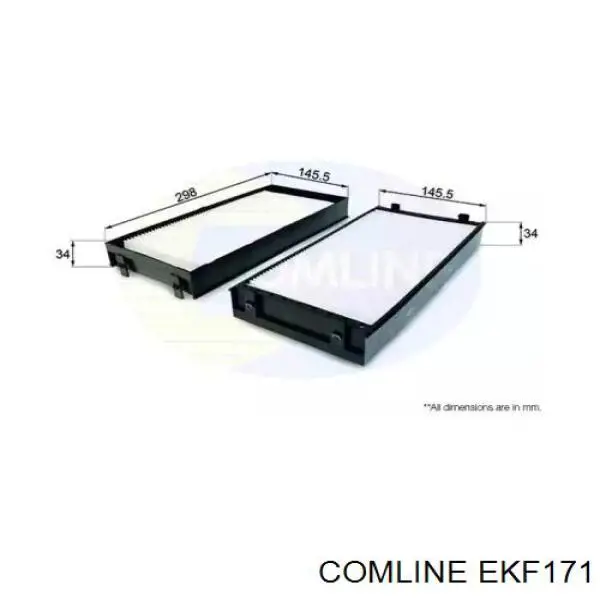 EKF171 Comline filtro de salão