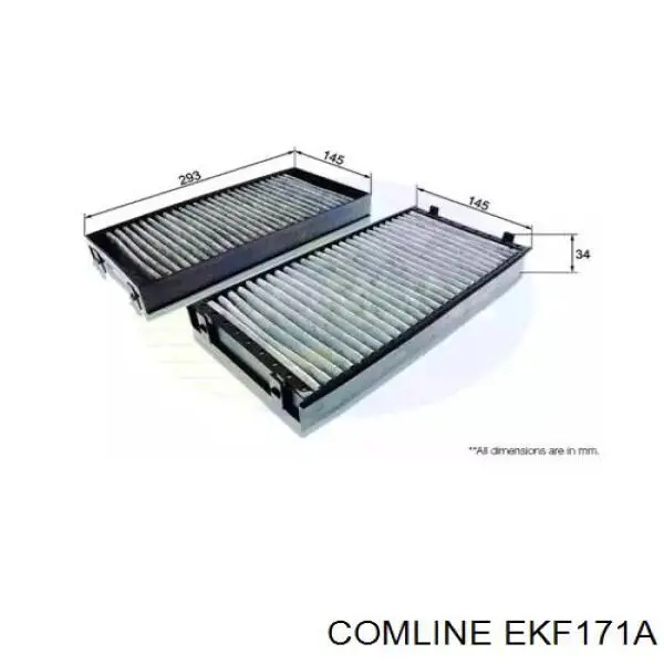 EKF171A Comline filtro de salão