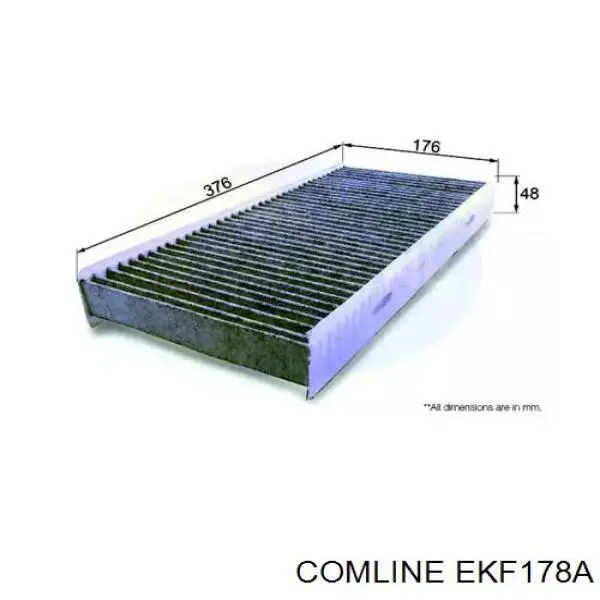 Фильтр салона EKF178A Comline