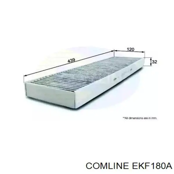 Фильтр салона EKF180A Comline