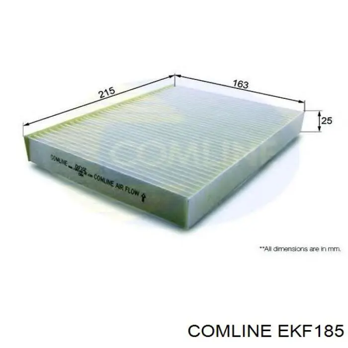 Воздушный фильтр салона Comline EKF185